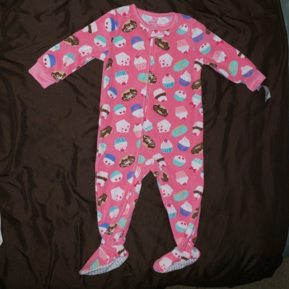 Carter's fleece footie pajamas